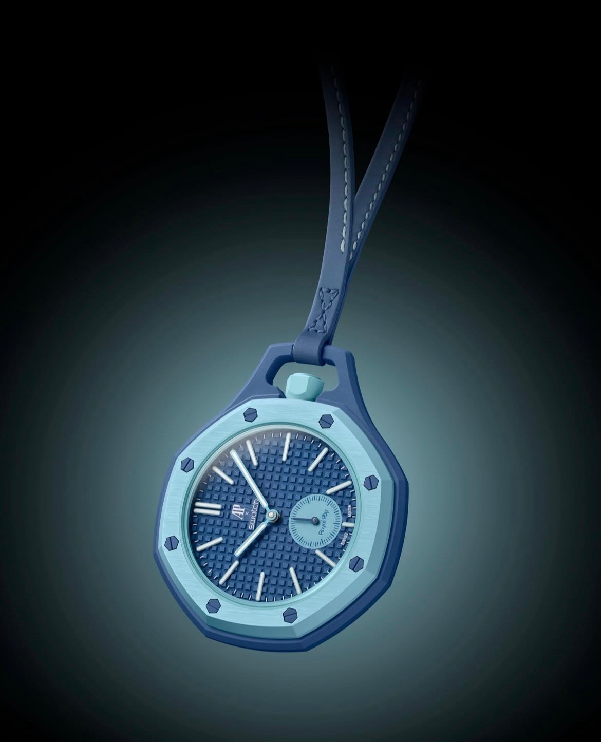 AP × Swatch Royal Pop “Làn Ba” Light Blue / Turquoise 🩵